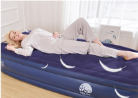 Promotion Lit d'air de luxe Nouveau style Lit d'air épais Matelas gonflable portable Relaxant Lit d'air pliable Matelas gonflable