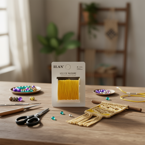 Filo per Macramè Ilan 1mm 20M Giallo per Lavori Artigianali - Product Image 3