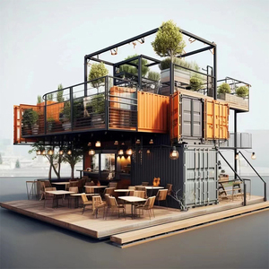 Casas Contenedores Modulares Personalizables para Uso en Exteriores Diseñado Fabricado <span class=keywords><strong>Calle</strong></span> Característica Tiendas Cafés <span class=keywords><strong>Salas</strong></span> de Actividades - Product Image 1