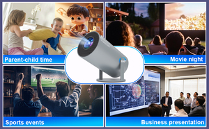 Projecteur portable HY300 Pro LED 1280*720P 260 ANSI Allwinner H713 pour la maison - Meilleure vente - Product Image 6