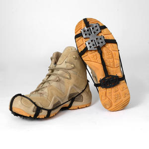Crampons d'alpinisme en acier à 24 dents antidérapants pour la randonnée et la pêche en hiver - Product Image 2