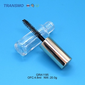 Emballage de tube de mascara en verre écologique, tube en verre pour mascara, eye-liner, mini flacon de mascara en verre de 4,8 ml - Product Image 4