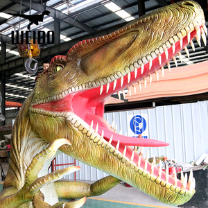 <span class=keywords><strong>Spinosaurus</strong></span> animatronique grandeur nature, modèle de dinosaure réaliste, exposition en plein air pour parc à thème, attraction jurassique personnalisée - Product Image 2