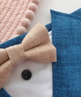 Qiqu – fournitures pour animaux de compagnie, accessoires pour chiens de styliste, ropa para mascotas, collier à nœud papillon, costume de smoking personnalisé