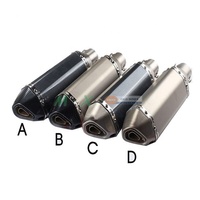 Pot d'échappement universel pour moto et scooter 35-51 mm, pour remplacement