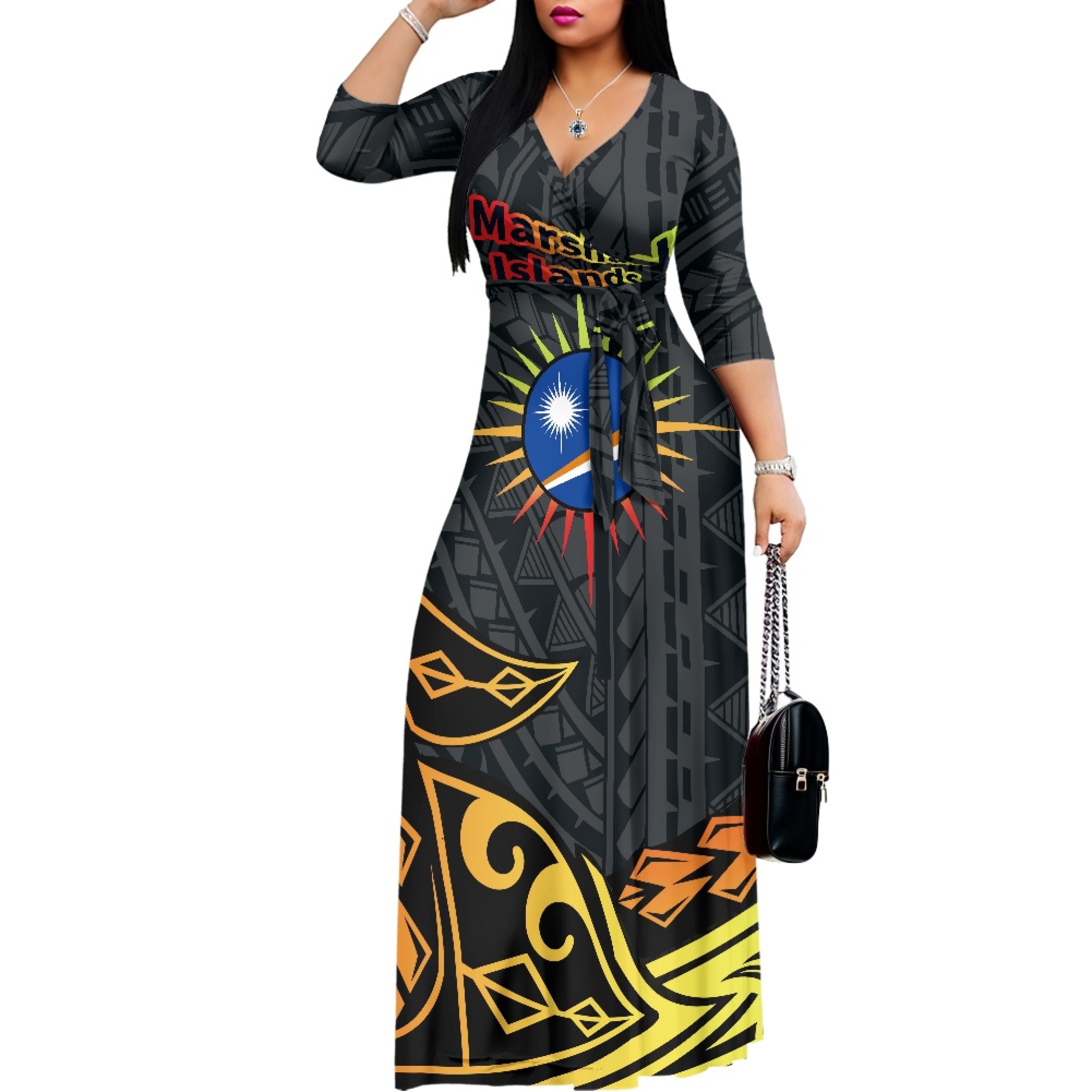 slim fit dress slacks Gradient Island Sling Maxi Dress – Lilla Haven