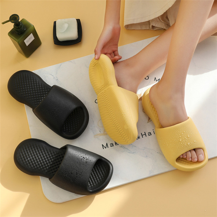 Indoor House Slides Sandals Couple Thicken Flip Flops Flat Shoes EVA Women Platform Slippers