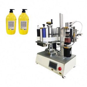 High Efficiency Driven Cosmetics Lotion Bottle Sticker Machine Semi-Automatic Square Bottle Printing Labeling Machine - Product Image 1