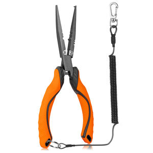 Vente en gros de pinces de pêche de haute qualité, 7 <span class=keywords><strong>à</strong></span> 9 pouces, élégantes, multifonctions, pinces de coupe en acier au carbone, coupe-<span class=keywords><strong>ligne</strong></span>, outil de pêche - Product Image 1