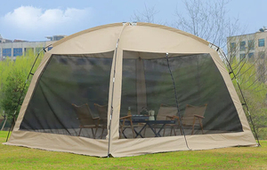 Tente familiale portable quatre <span class=keywords><strong>saisons</strong></span>, protection UV, imperméable, Oxford ultralégère, prête à l'emploi, une chambre avec moustiquaire respirante - Product Image 3
