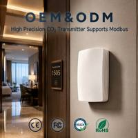 Transmetteur de dioxyde de carbone NDIR Modbus pour la ventilation contrôlée par la demande (VCA) – Capteur mural haute précision pour bâtiments intelligents