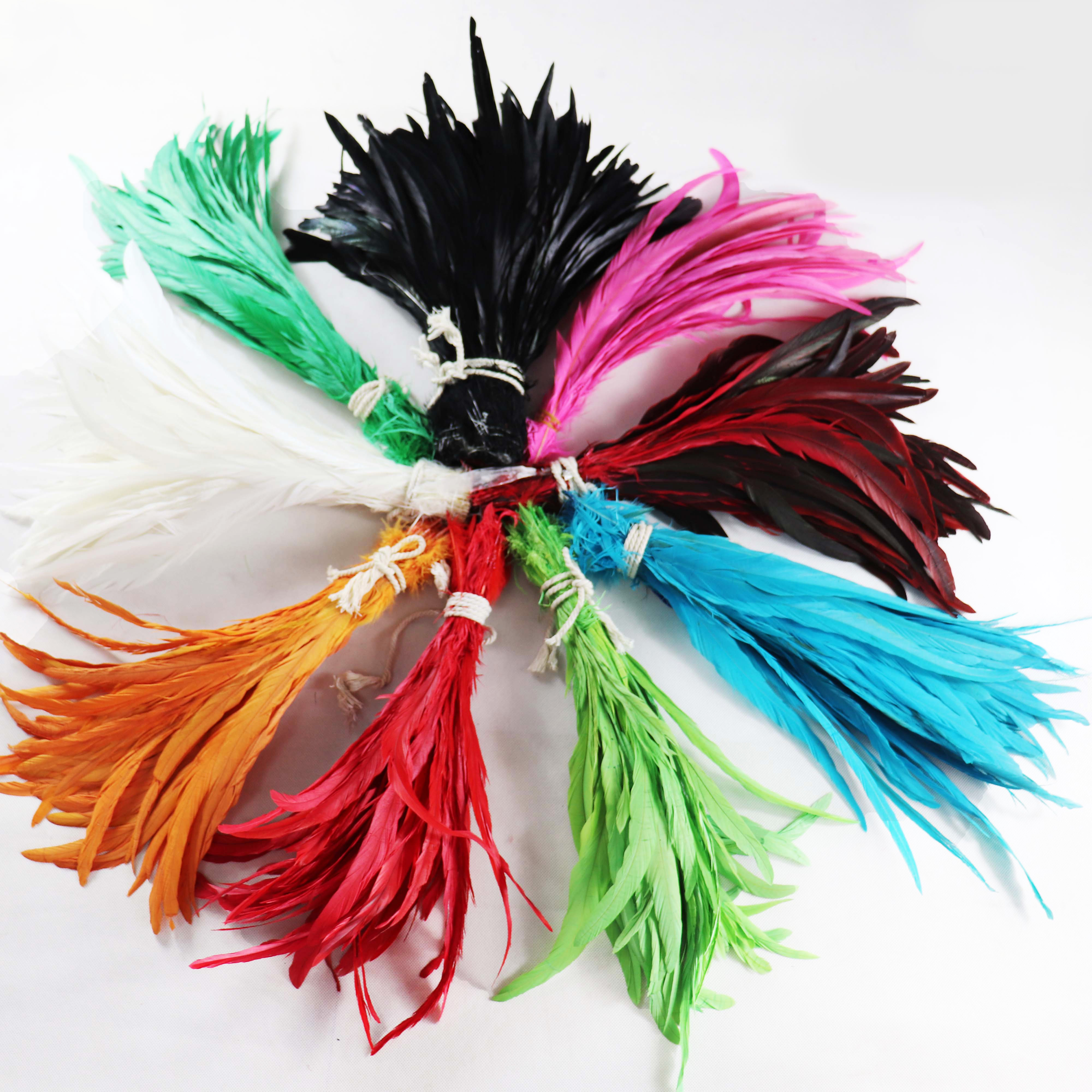 Sombreros & Craft 20-30 cm cola de plumas de gallo artística para uso tocados Sombreros & Craft 20-30 cm cola de plumas de gallo artística para uso tocados
