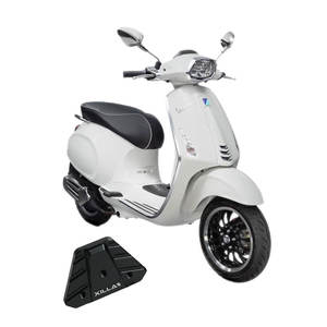 Plaque de béquille latérale de pied agrandie en alliage d'aluminium noir de moto Xilla de bonne qualité pour Vespa Sprint Primavera - Product Image 1