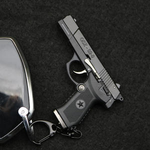 Mini Zinc Alloy 1 hingga 2 1 hingga 4 untuk Cangkang Gantungan Kunci Model Logam Realistis untuk Aksesori Luar Ruangan untuk Usia 2-14+ - Product Image 1