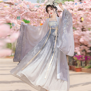 ชุด Hanfu สไตล์จีนยอดนิยมสำหรับนางฟ้าชุดจีนดั้งเดิมสำหรับฤดูร้อนและฤดูใบไม้ร่วง - Product Image 6