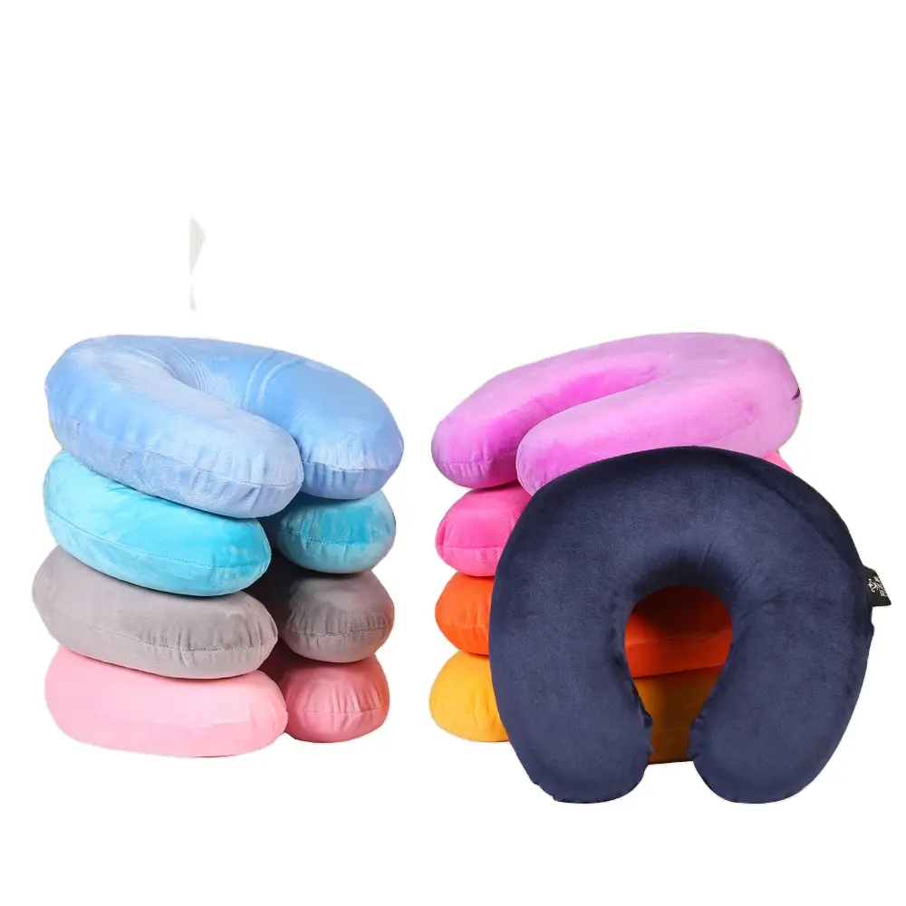 High Quality Cheap Cervical U Shape Memory Foam Neck Pillow Airplane Travel Pillow