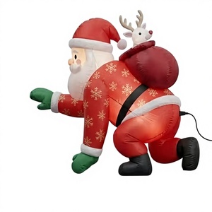 Wholesale Hot Sale 1.8m Inflatable Santa Claus Outdoor Yard Decoration with CE UL Certified Blower for Global Trade Sellers - Product Image 1