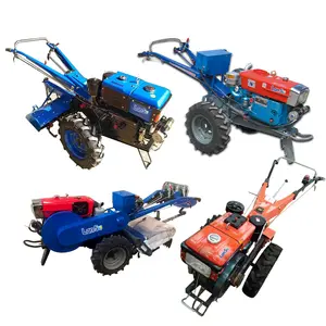 Japanese Famous Agriculture Machines Used Farm Walking Tractors walking tractor with trailer farm machinery walking tractor