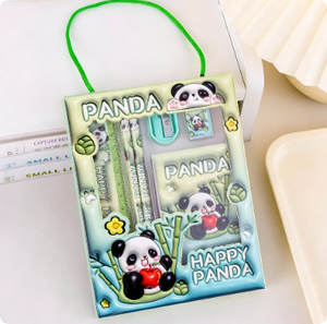 Lindo Set de Regalo de Papelería Infantil 6 en 1 con Lápices, Regla, Borrador y Cuaderno - Product Image 6