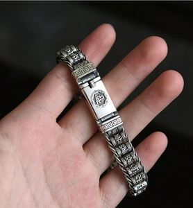 Bracelet Feng Shui pour Homme, Perles de Transfert, Mantra à Six Caractères, Style Rétro National, Personnalité - Product Image 3