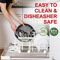 Outils de cuisine populaires, écraseur multifonctionnel de 9,84 pouces, sans BPA, grand outil pour déchiqueter la viande de poulet, déchiqueteur de poulet à torsion