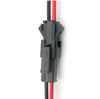 Kabel Harness QUANWEI 2.54 Female Right Angle Smd Series Sm2 Extender 2 5 Pin Connector JST SM 2.5 dengan Strip LED