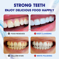 Vente en gros de dentifrice blanchissant Gleisere 10 de 100 g, rafraîchit l'haleine, nettoyage en profondeur, soin buccal, dentifrice
