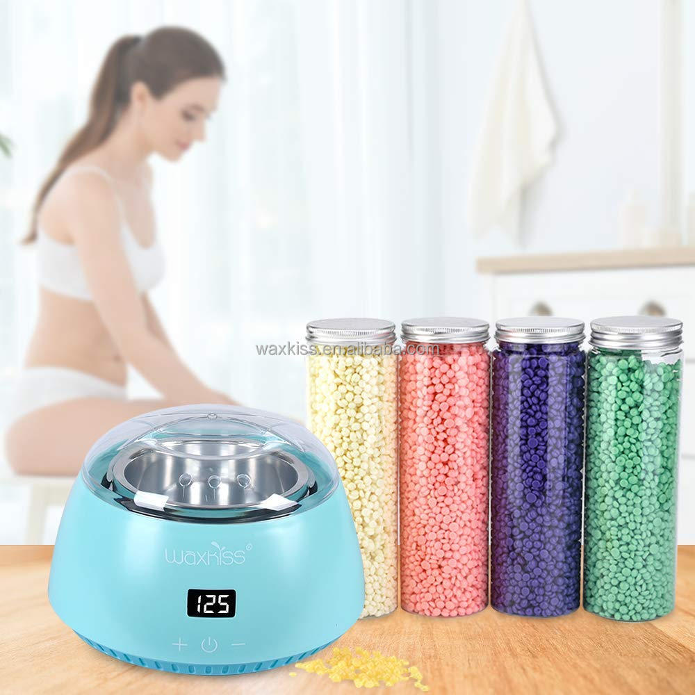 Лидер продаж, набор для восковой депиляции в 2021 году! Новая модель воскового подогревателя с эпиляцией, индивидуальные цветные восковые бусины