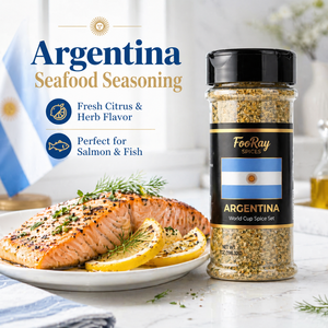 Pampas Grassland BBQ Powder Argentina Copa de Fútbol Especias Secas Ahumadas con Ajo - Product Image 3