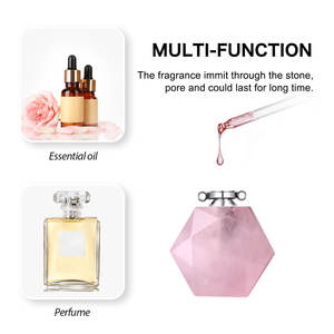 Merryshine-Colgante de botella de aceite esencial para mujer, joyería de cristal, piedras naturales - Product Image 5