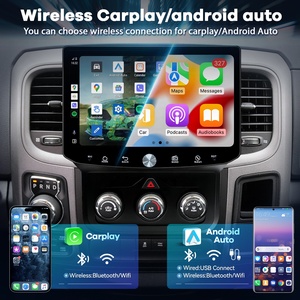 Autoradio con schermo da 11,5 pollici Qualcomm Snapdragon Octa Core, lettore DVD, 4+64G DSP GPS <span class=keywords><strong>per</strong></span> Dodge Ram 1500 2500 2013-2018 (Versione Base) - Product Image 5