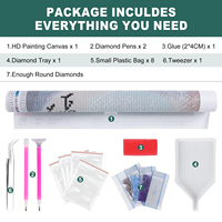 Kit de peinture au diamant SONGWOOART Highland Cow Flower pour débutants, pour la décoration de la maison, peinture au diamant personnalisée DIY