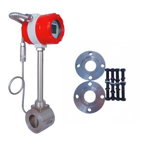 高温蒸気ガス液体窒素流量計4-20mA出力IP65グレードベルト付きOEMサポート - Product Image 5