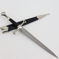 Katana durable non affûtée pour cosplay, anime, épée décorative en métal, jouet artisanal