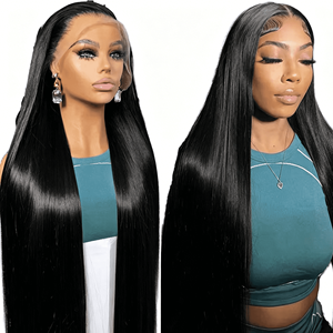 Parrucca Brasiliana <span class=keywords><strong>Afro</strong></span> Riccioli Lunghi in Pizzo Completo, Misura Piccola, Densità 130%, Capelli Umani con Frangia, Decolorata, Senza Colla - Product Image 5