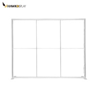 Support de caisson lumineux LED de 3 m pour stand d'exposition, présentoir portable en aluminium rétroéclairé, mur d'arrière-plan pour exposition