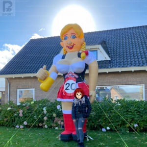 <span class=keywords><strong>Muñeca</strong></span> <span class=keywords><strong>inflable</strong></span> gigante personalizada de 5 m con luces LED, modelo de publicidad de chica de la cerveza holandesa Sarah, camarera bávara, mascota para fiestas/eventos - Product Image 1
