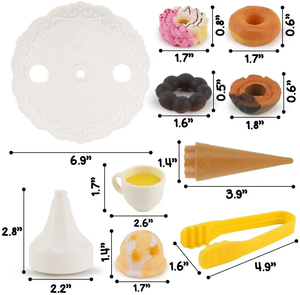 Los niños fingen jugar y preescolar pastel de plástico galletas simulación refrescos comida juguete conjunto - Product Image 5