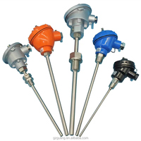Transmisor de Termopar Industrial con Rosca NPT de Alta Precisión OEM 1200°C, Sensor de Temperatura RTD PT100