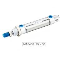 Camozzi 24N2A Serie Mini Cilindro de aire ISO6432 Componente neumático de acero inoxidable estándar Piezas neumáticas de alta calidad