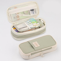 Trousse à crayons grande capacité avec fermeture éclair Trousse à crayons Trousse à crayons Sac à stylos Organisateur de bureau Fournitures scolaires pour enfants