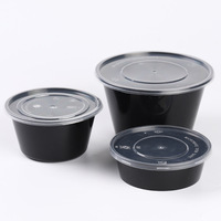 Salade à emporter en plastique transparent récipient en plastique bol en gros jetable bol alimentaire impression personnalisée bol d'emballage de haute qualité