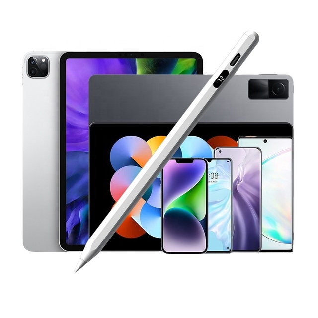 Touch Function Rechargeable Universal Stylus Pen Pencil Compatible with IOS Android Touchscreen Phone with Power Display