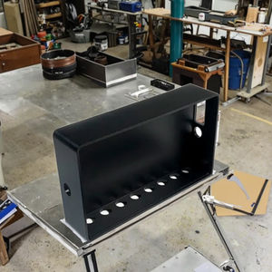 Renk anodize alüminyum ekstrüzyon paslanmaz çelik kum kabı muhafaza alüminyum alaşım CNC freze levha Metal kesme parçaları - Product Image 3