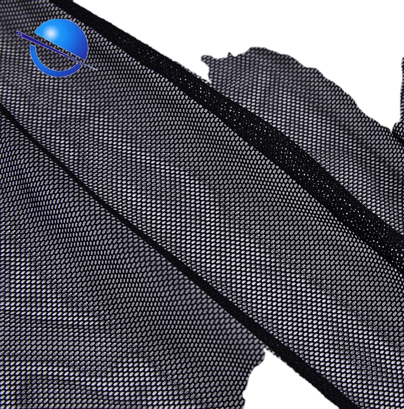 Эластичная квадратная сетчатая ткань 90% полиэстер 10% спандекс для нижнего белья