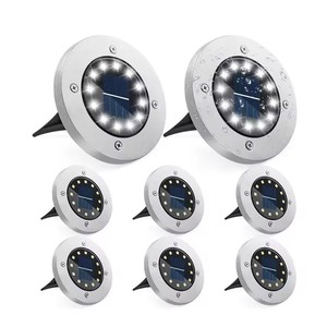 <span class=keywords><strong>Lampe</strong></span> solaire LED sans fil à encastrer pour terrasse, <span class=keywords><strong>jardin</strong></span>, énergie solaire, lampadaire encastré à piquet en acier inoxydable - Product Image 1