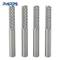 Fraise à denture en spirale en carbure de 3,175 mm pour CNC, fraise de défonceuse pour PCB 3,175x25