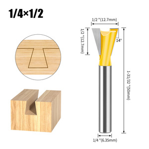 Chuyên nghiệp lớp <span class=keywords><strong>dovetail</strong></span> <span class=keywords><strong>Bit</strong></span> Set gỗ mộc Router bits với độ chính xác cắt - Product Image 5