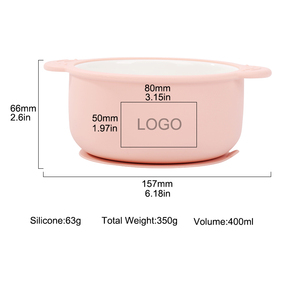 Juego de Vajilla de <span class=keywords><strong>Porcelana</strong></span> para Bebés al por Mayor, Cuchara y Tenedor para Niños, Platos y Tazones con Funda de Silicona, Novedad 2026 - Product Image 4