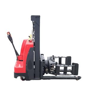 Nuova condizione carrello elevatore elettrico rotolo di carta morsetto Stacker sollevatore per <span class=keywords><strong>camion</strong></span> utilizzato per bloccare e ruotare la bobina di carta - Product Image 1
